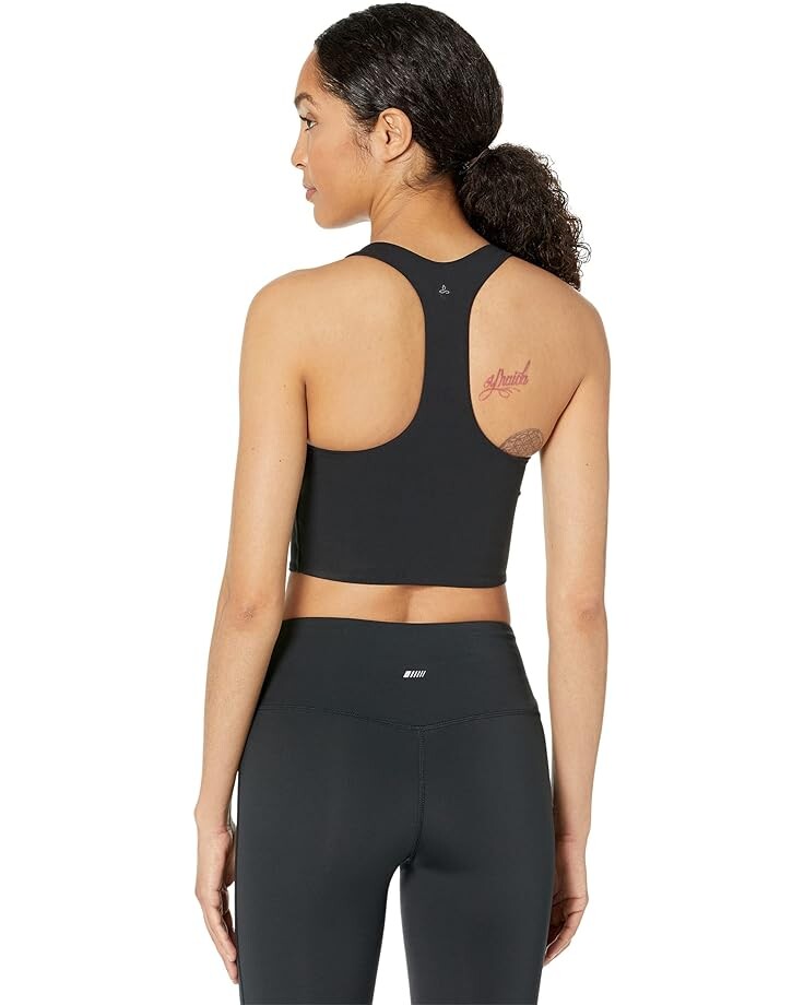 

Топ Prana Momento Crop Top, черный