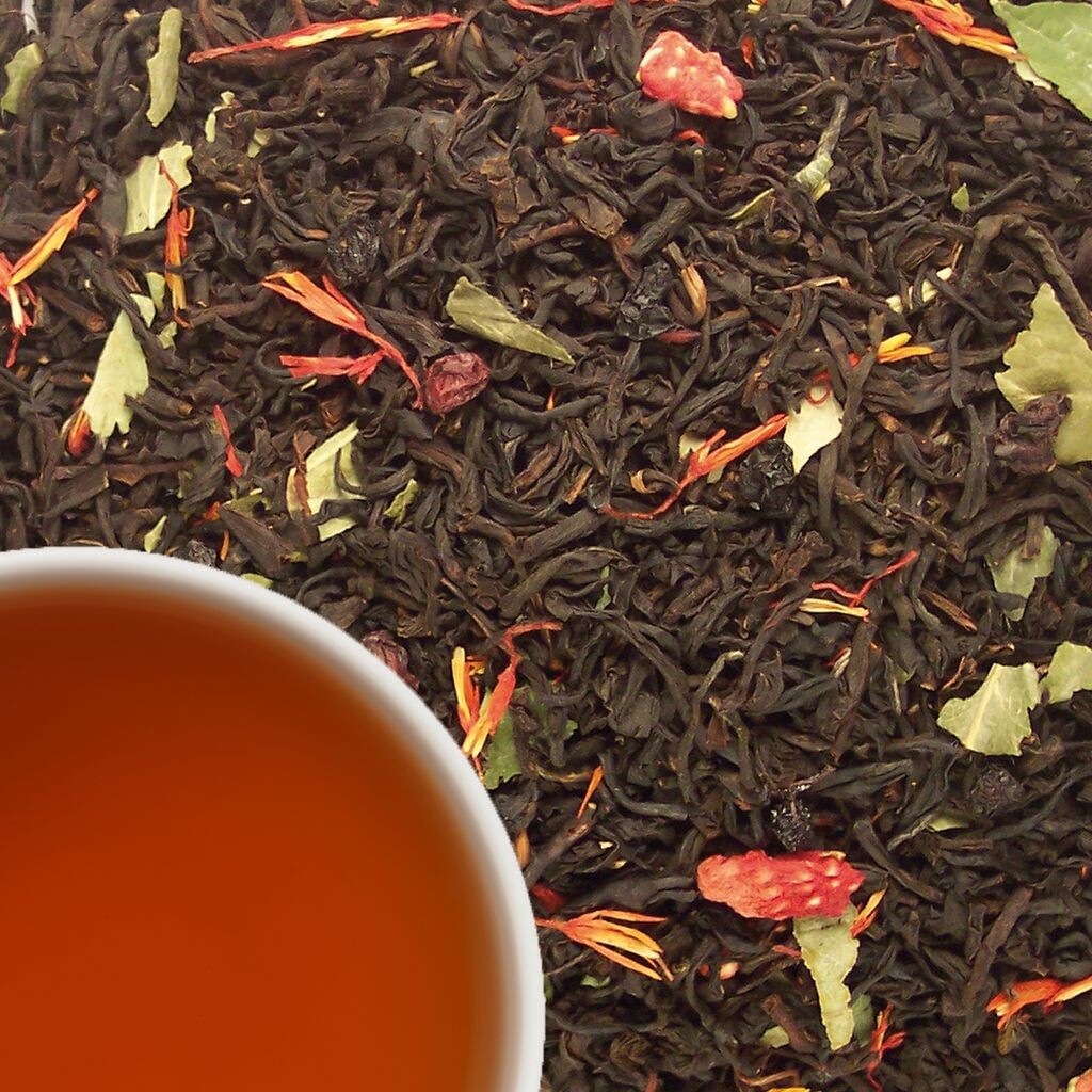 

Чай Чайный Дом Авраама 1кг Черный чай со вкусом бузины и клубники Tea Goetz
