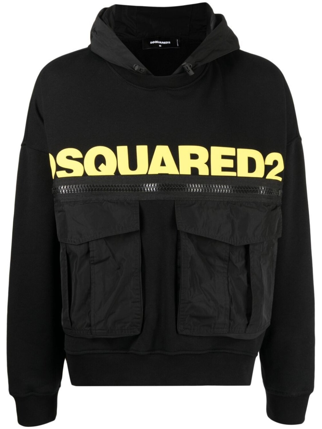

DSQUARED2 худи карго с логотипом, черный