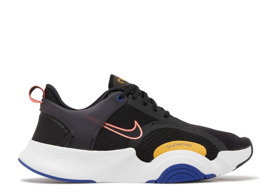 

Кроссовки Nike SuperRep Go 2, цвет Black Deep Royal Blue Pollen