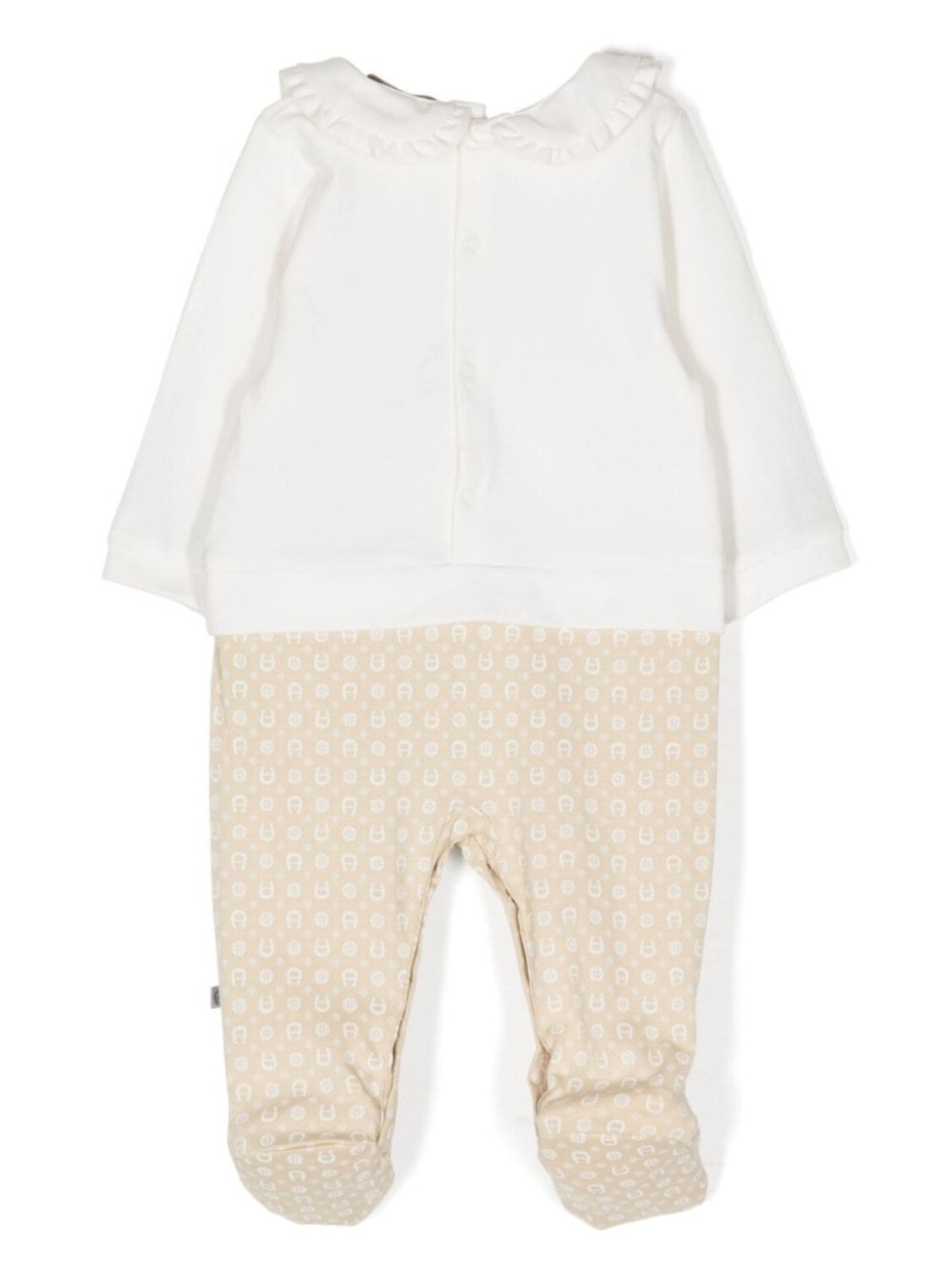 

Aigner Kids ромпер с принтом, серый