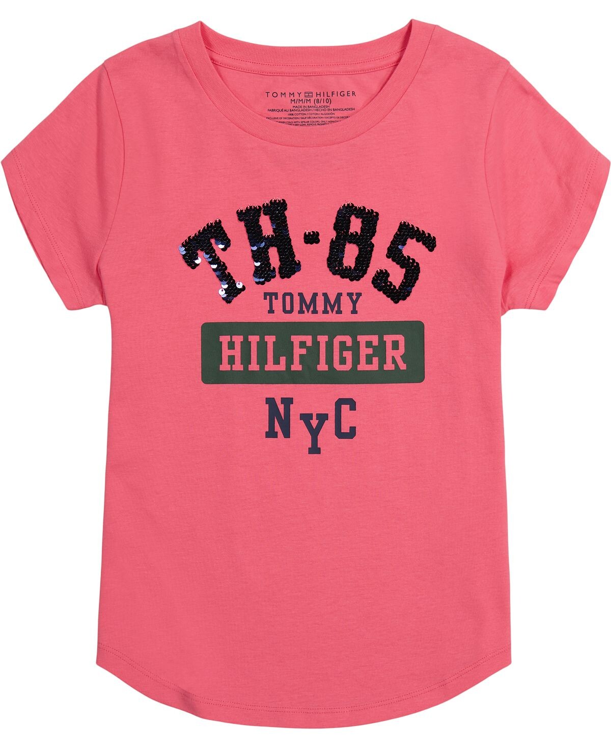 

Футболка с короткими рукавами и пайетками Big Girls Tommy Hilfiger