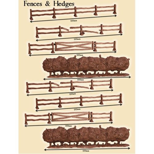 

Фигурки Terraincrate: Battlefield Fences & Hedges Mantic Games