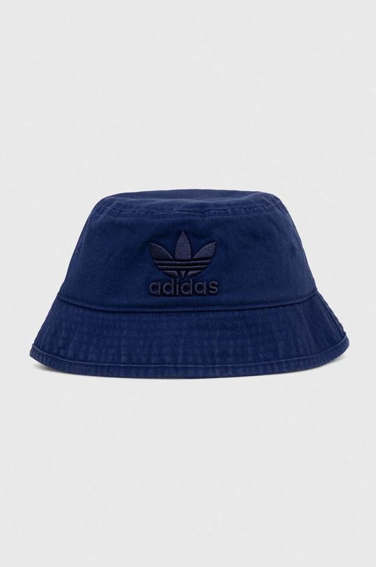 Хлопковая шапка adidas Originals, синий