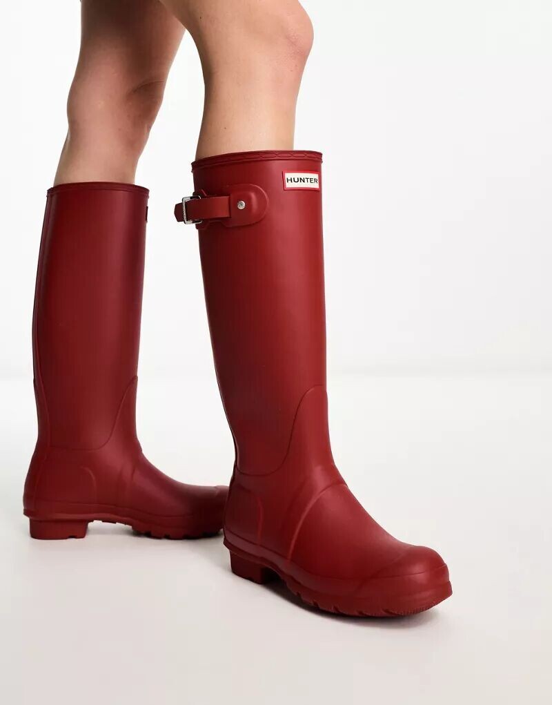 

Красные резиновые сапоги Hunter Original Tall