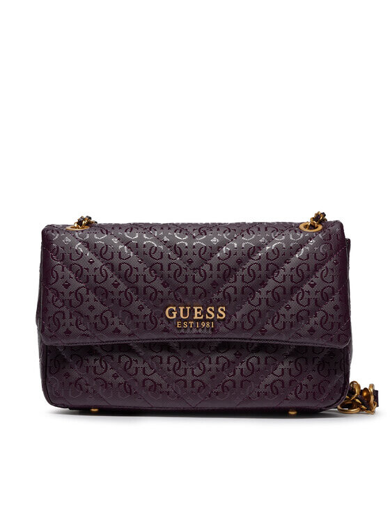 Кошелек Guess, фиолетовый сумка на молнии градиент глазки иск мех 40х35