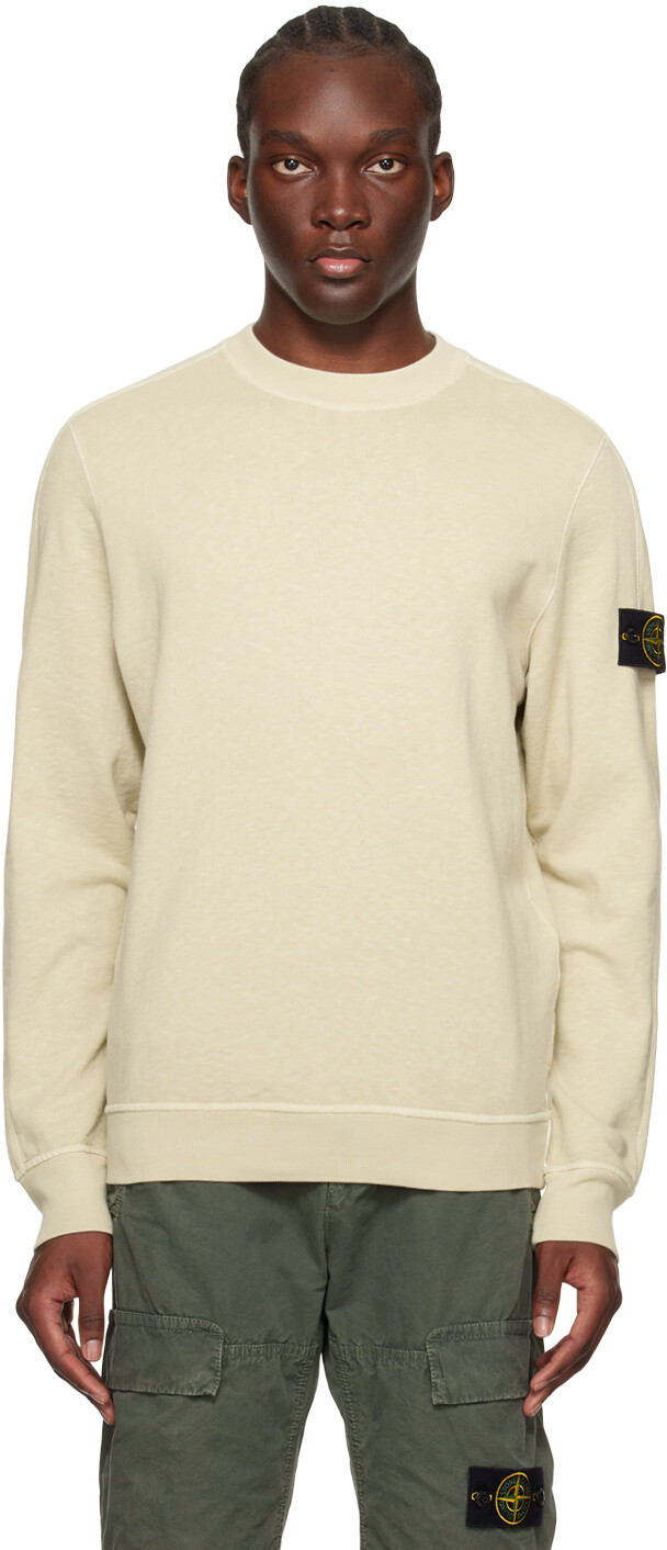 

Зеленый свитшот с нашивками Stone Island, цвет Pistachio
