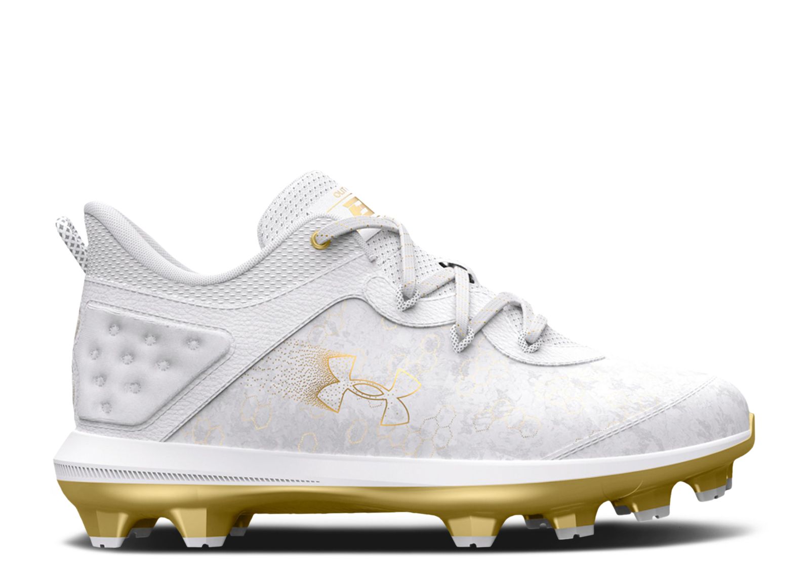 

Кроссовки Under Armour Harper 8 Tpu Gs 'White Metallic Gold', белый