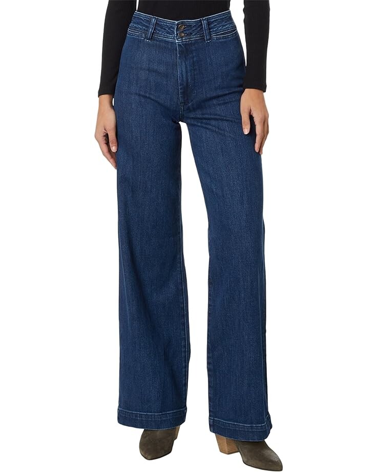 

Брюки Faherty Denim Wide Leg, цвет Night Creek