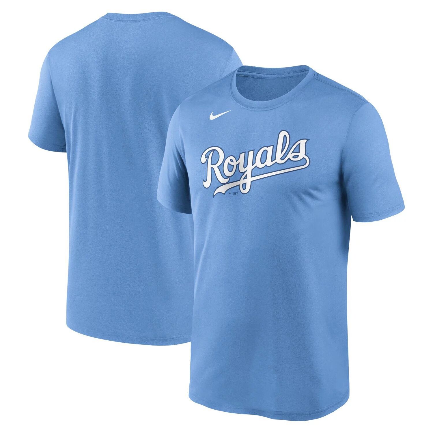 

Мужская голубая футболка Kansas City Royals с надписью Legend Performance Big & Tall Nike, Синий
