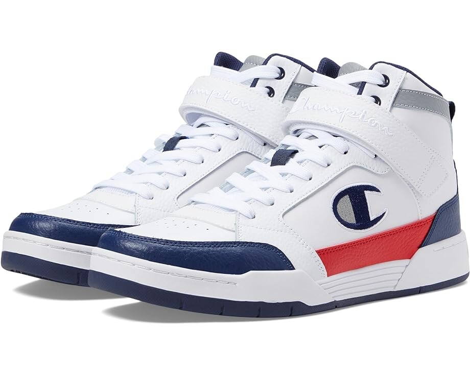 

Кроссовки Champion Arena Power Hi, цвет White/Navy/Scarlet