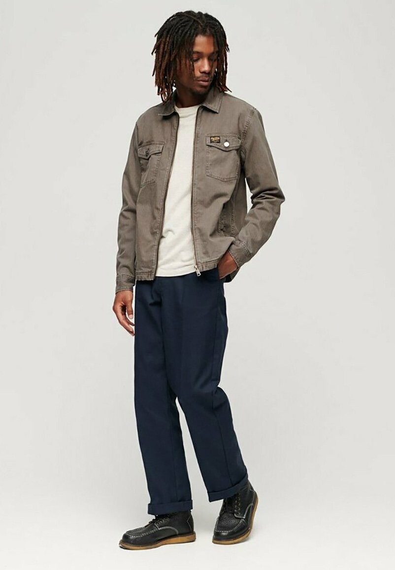 

Куртка Superdry РУБАШКА, цвет grey quartz