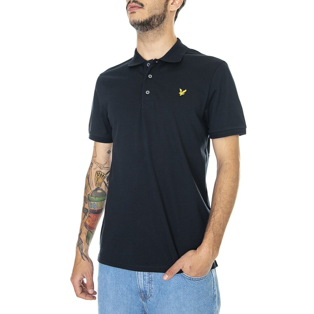 

Поло Lyle & Scott Plain, синий