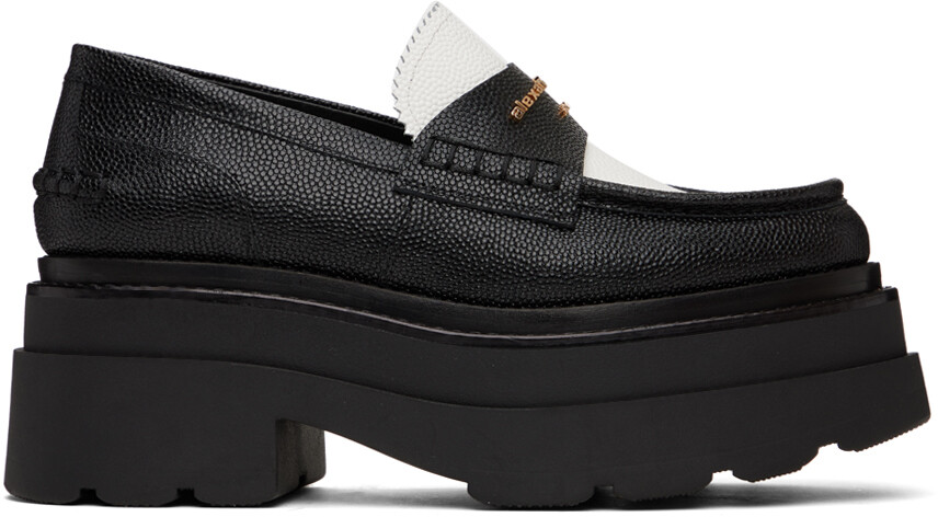 

Alexander Wang Черно-белые лоферы Carter