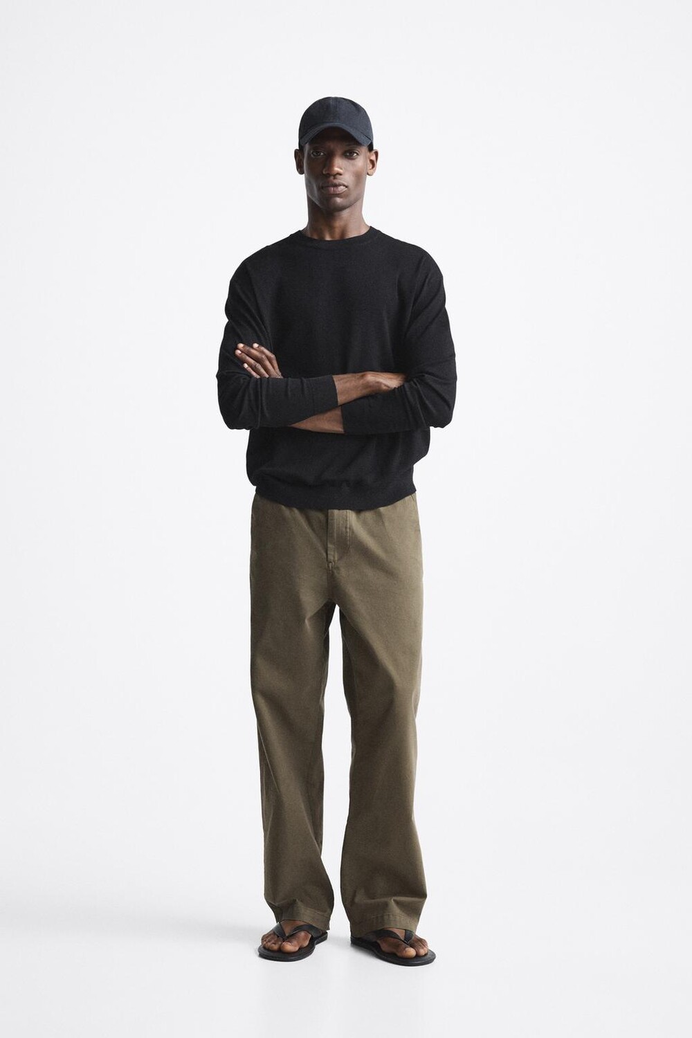

Свитер из вискозы ZARA, черный