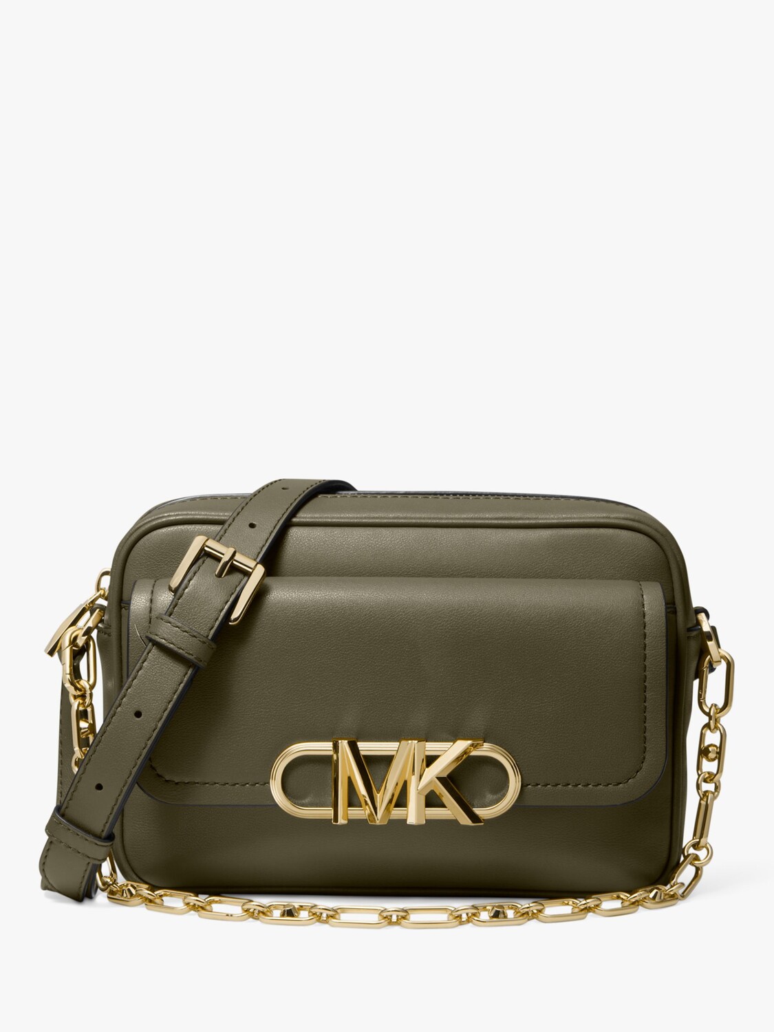 

Кожаная сумка через плечо Michael Kors Parker, Amazon Green