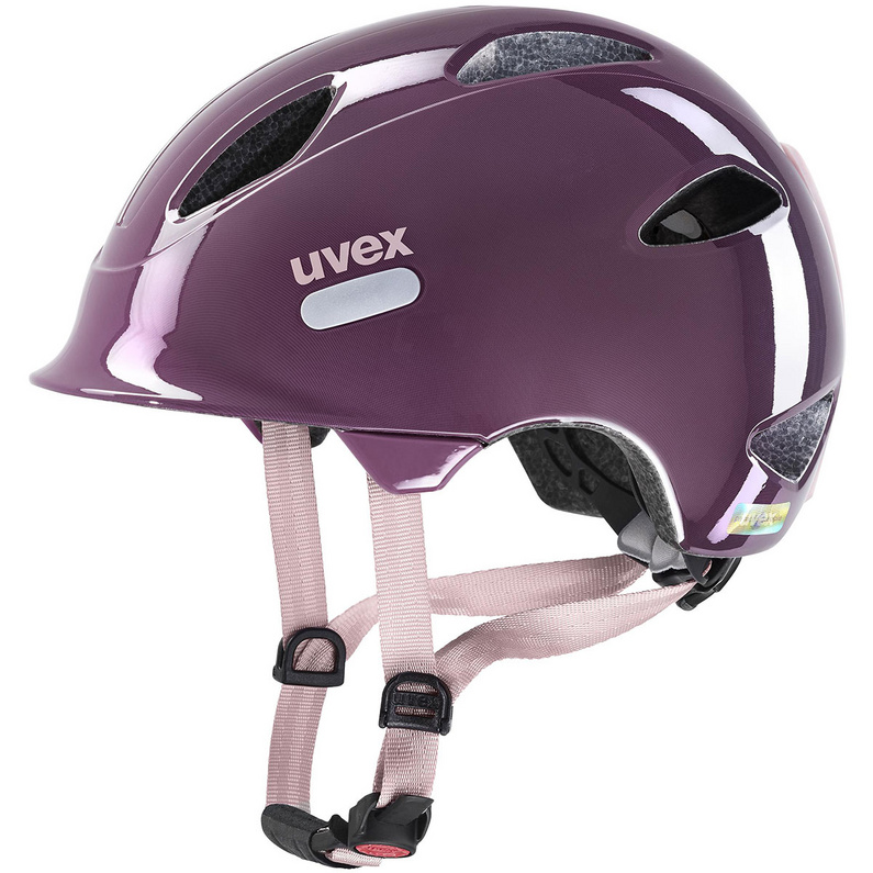 шлем велосипедный детский uvex черный Детский велосипедный шлем Oyo Uvex, фиолетовый