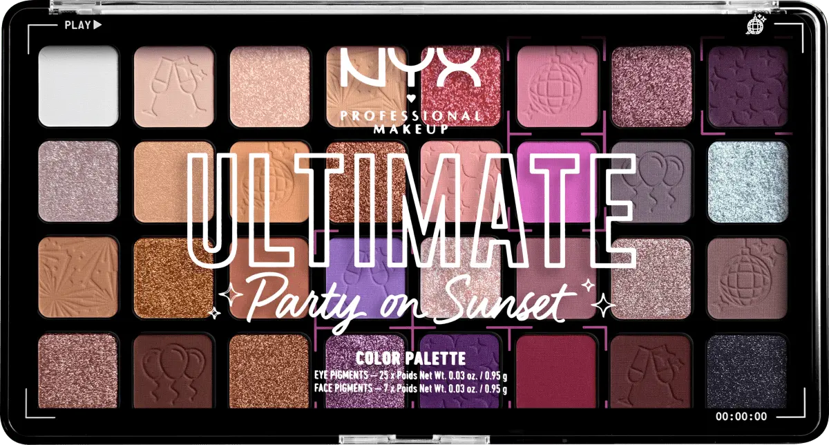 

Палитра теней для век Ultimate Shadow 32 Pan 1 шт. NYX PROFESSIONAL MAKEUP