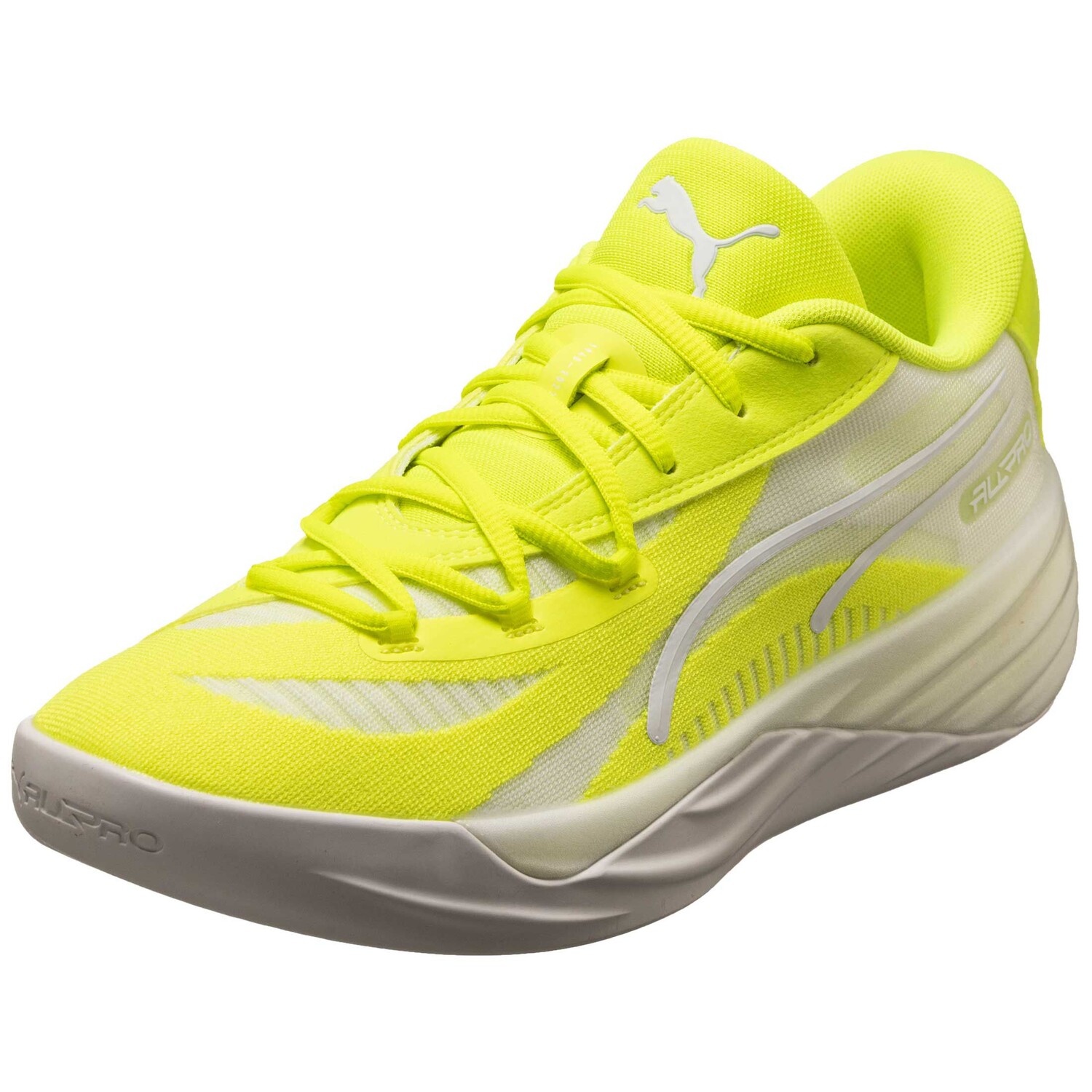 

Спортивные кроссовки Puma Basketballschuh All Pro NITRO, цвет neongrün/weiß
