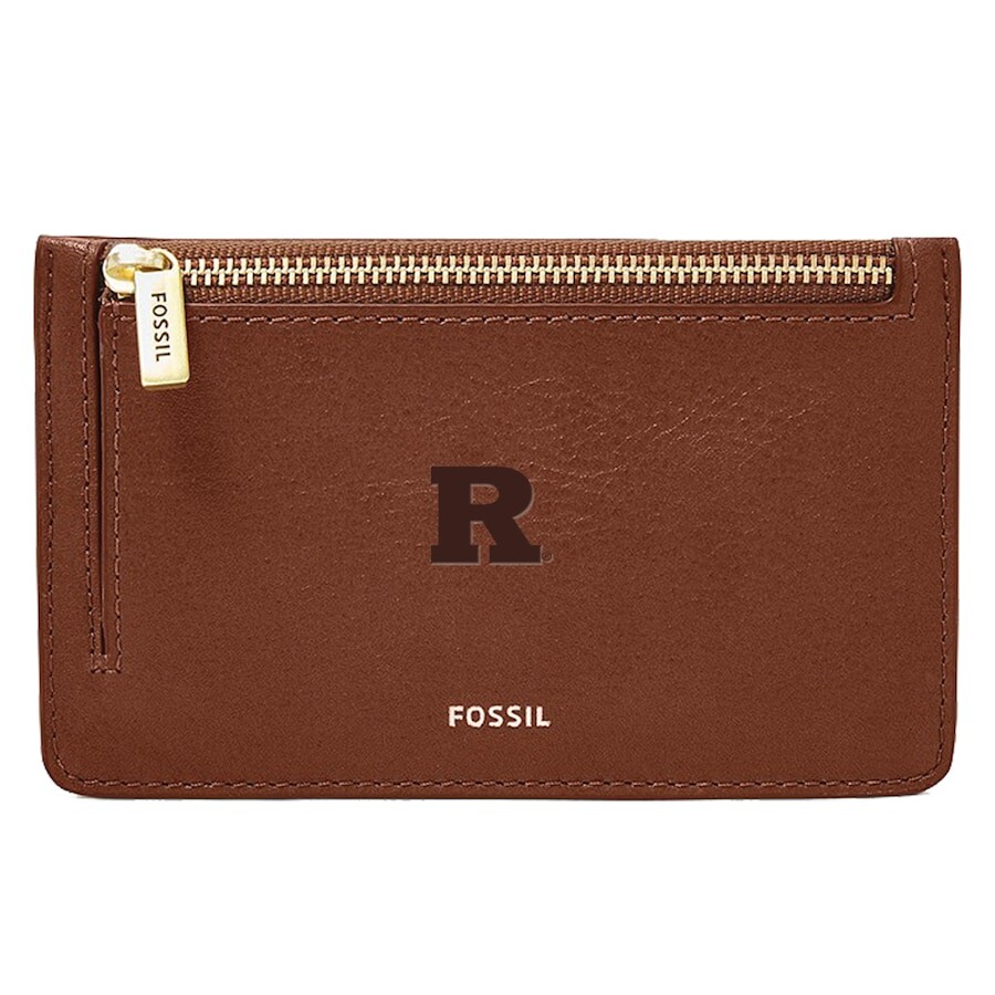 

Картхолдер Fossil Rutgers Scarlet Knights, коричневый
