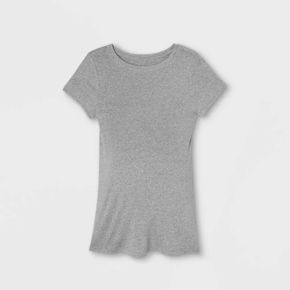 

Футболка для беременных с коротким рукавом и без сборок - Isabel Maternity от Ingrid & Isabel Isabel Maternity by Ingrid & Isabel, цвет Heather Gray