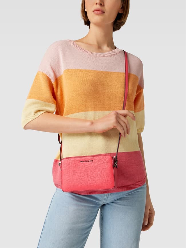 

Сумка через плечо с детальной этикеткой, модель JET SET MICHAEL Michael Kors, розовый