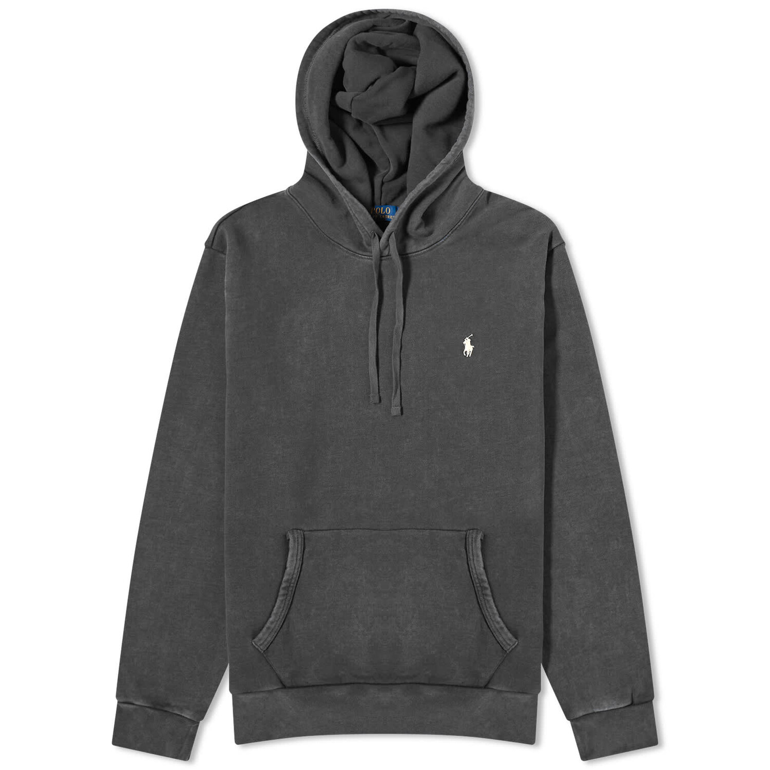 

Худи Polo Ralph Lauren Loopback Fleece, цвет Faded Black Canvas