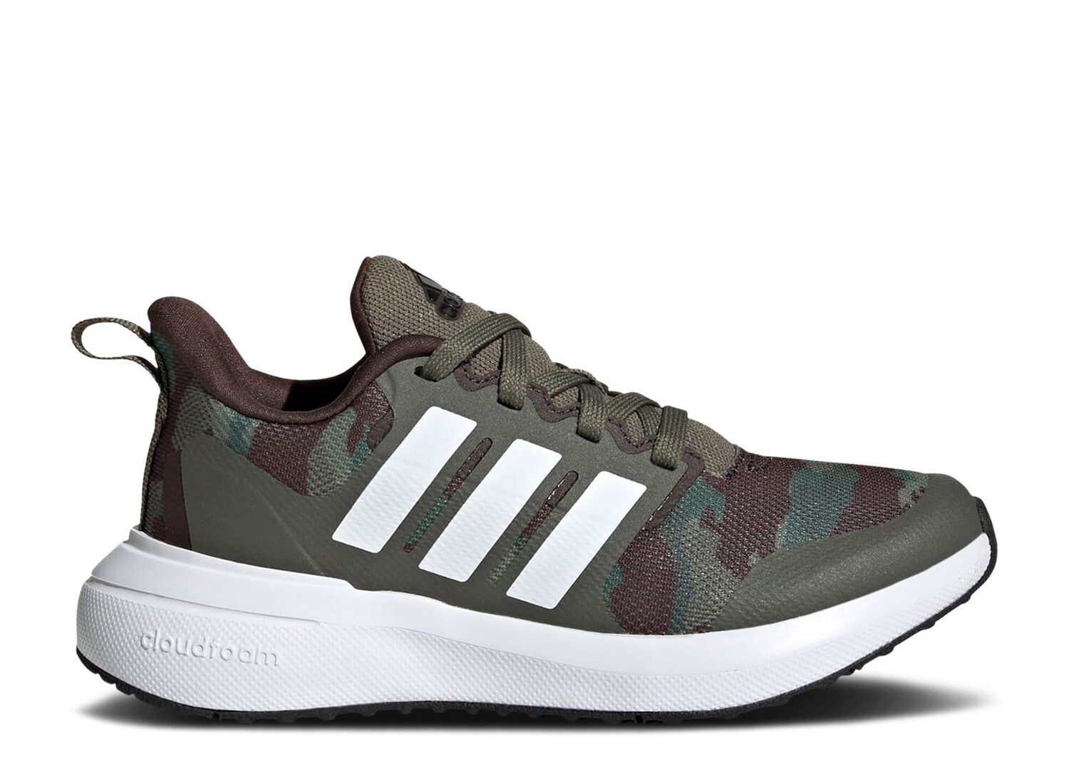 

Кроссовки adidas Fortarun 2.0 Cloudfoam Sport Big Kid 'Olive Strata Camo', зеленый