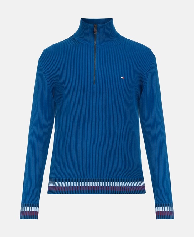 

Пуловер с высоким воротником Tommy Hilfiger, индиго