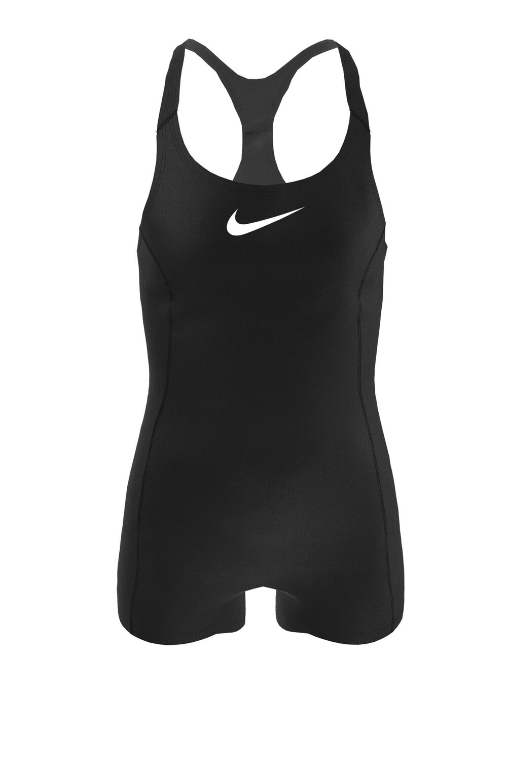 

Короткий купальник Racerback Hydrastrong Nike, черный
