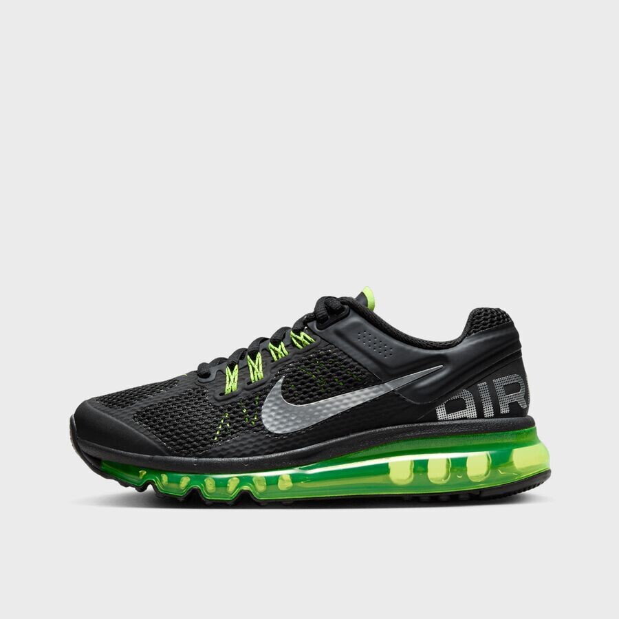 

Кроссовки Air Max 2013 (GS) NIKE, цвет black/metallic silver volt