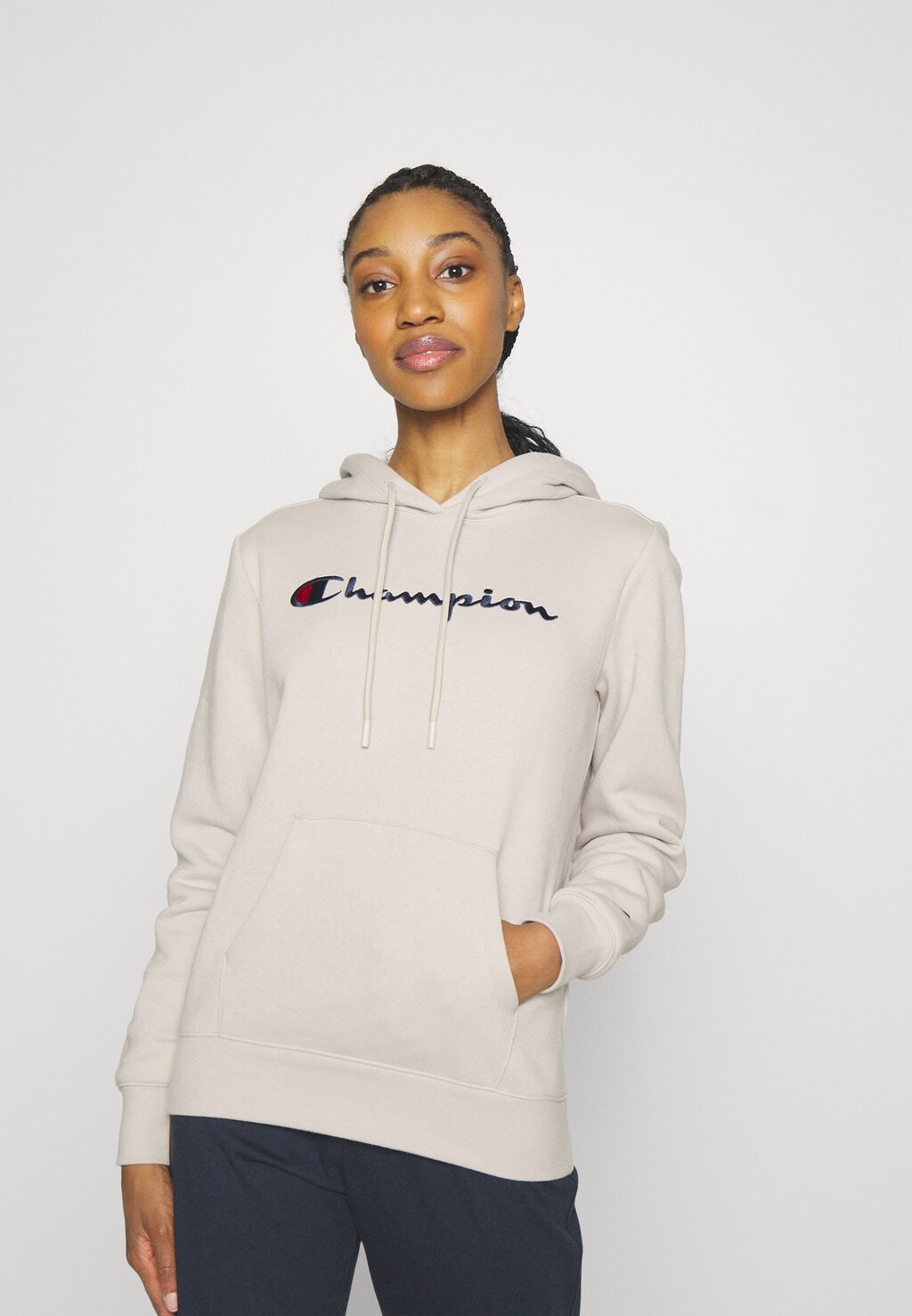 

Толстовка с капюшоном CLASSIC HOODED LARGE LOGO Champion, бежевый