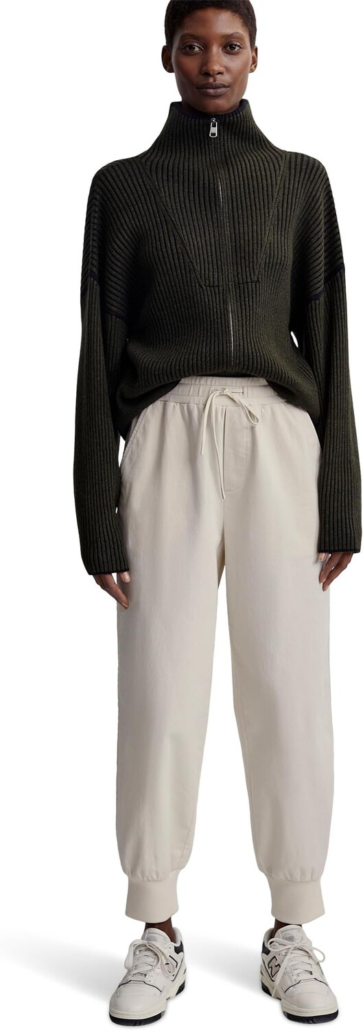 

Толстовка Carmen Rib Knit Zip Through Varley, цвет Dark Olive