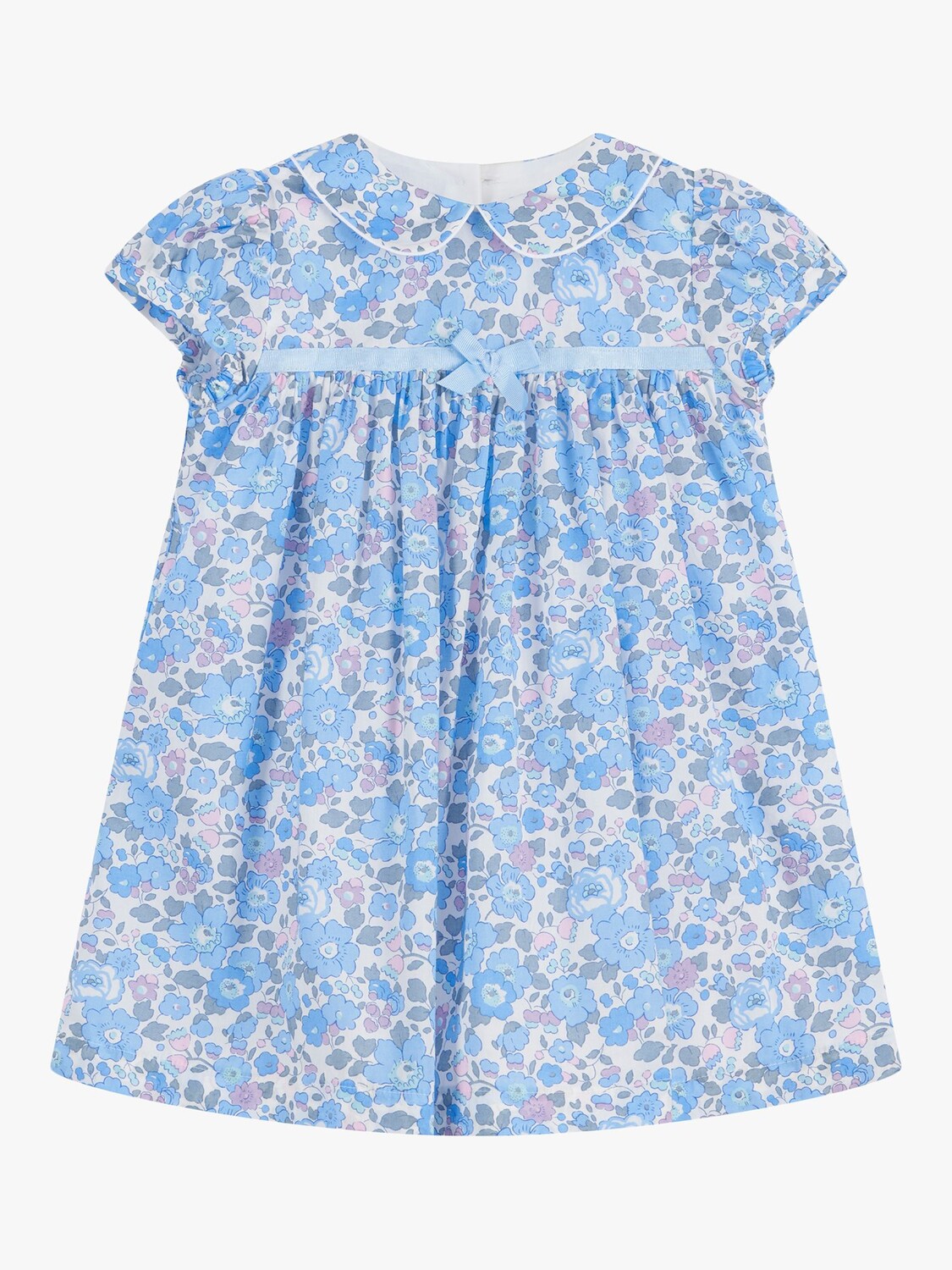 

Платье Trotters Baby Peter Pan с воротником Liberty Betsy с цветочным принтом, синее