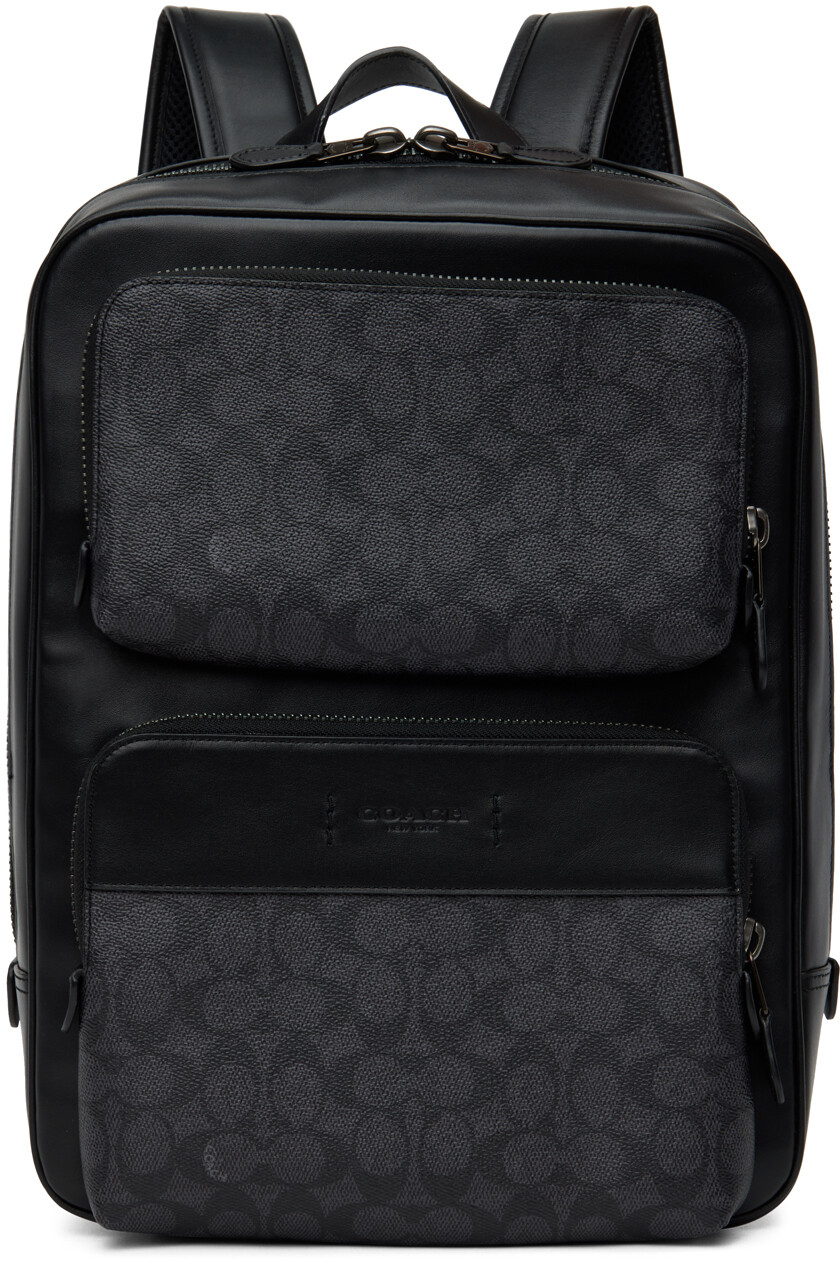 

Черный рюкзак Gotham Черный медный/угольный Coach 1941