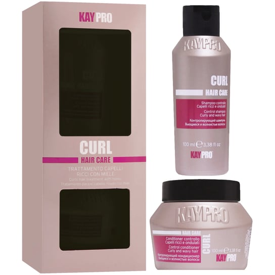 Набор для укрепления вьющихся волос, 2x100мл KayPro Curl Hair Care