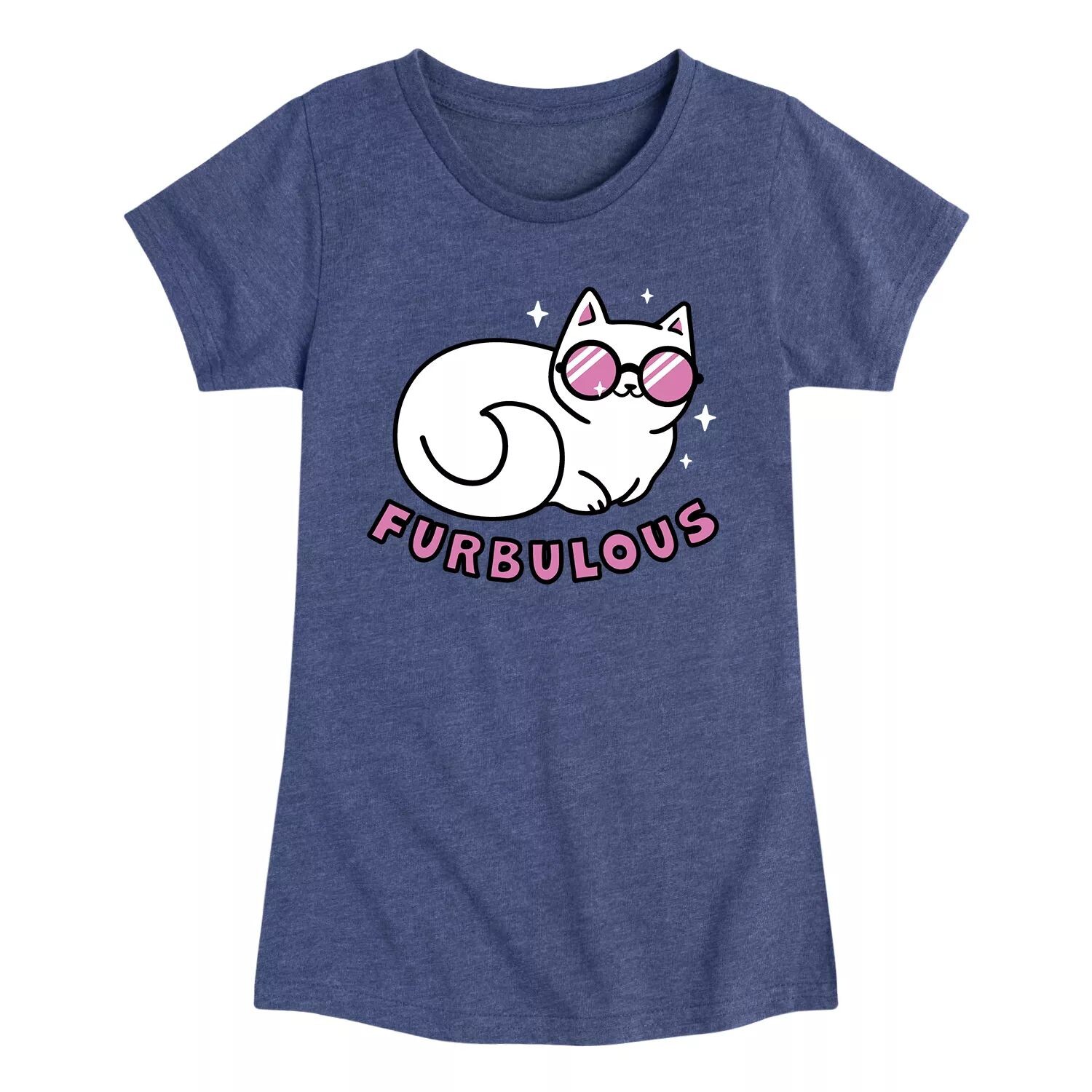 

Футболка Furbulous с рисунком забавного кота для девочек 7–16 лет Licensed Character