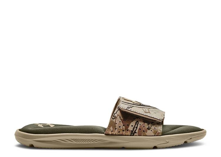

Кроссовки Under Armour IGNITE 6 GRAPHIC STRAP SLIDE 'KHAKI BASE CAMO', хаки
