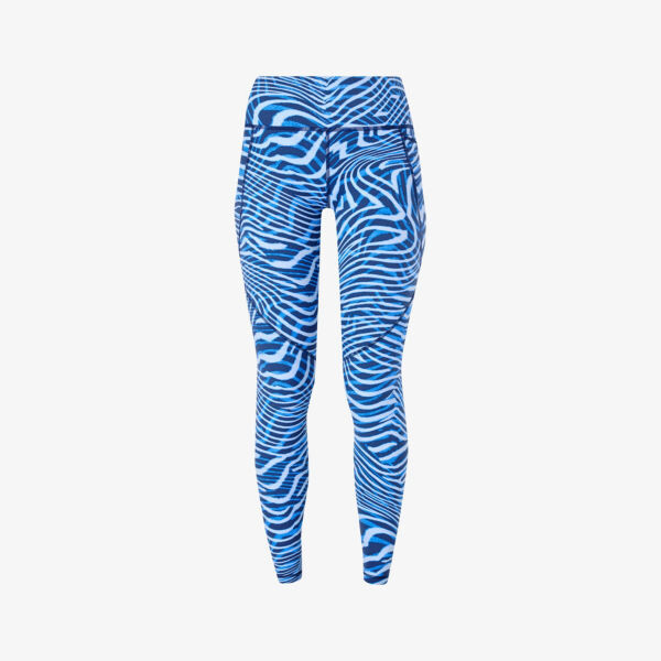 

Леггинсы power 7/8 workout из эластичного джерси с рисунком Sweaty Betty, синий