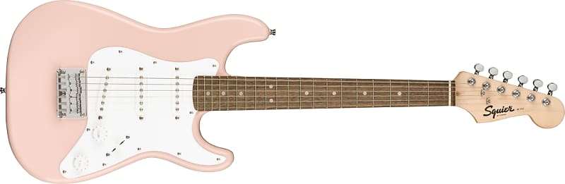 Электрогитара Squier 0370121556 Mini Stratocaster, Laurel Fingerboard, Shell Pink