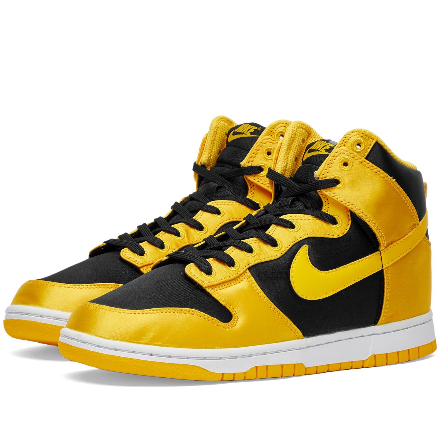 

Кроссовки Nike W Dunk High, цвет Black & Varsity Maize White, Черный, Кроссовки Nike W Dunk High, цвет Black & Varsity Maize White