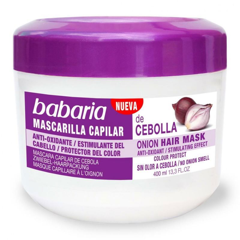 Маска для волос Mascarilla Capilar De Cebolla Babaria, 400 мл цена и фото