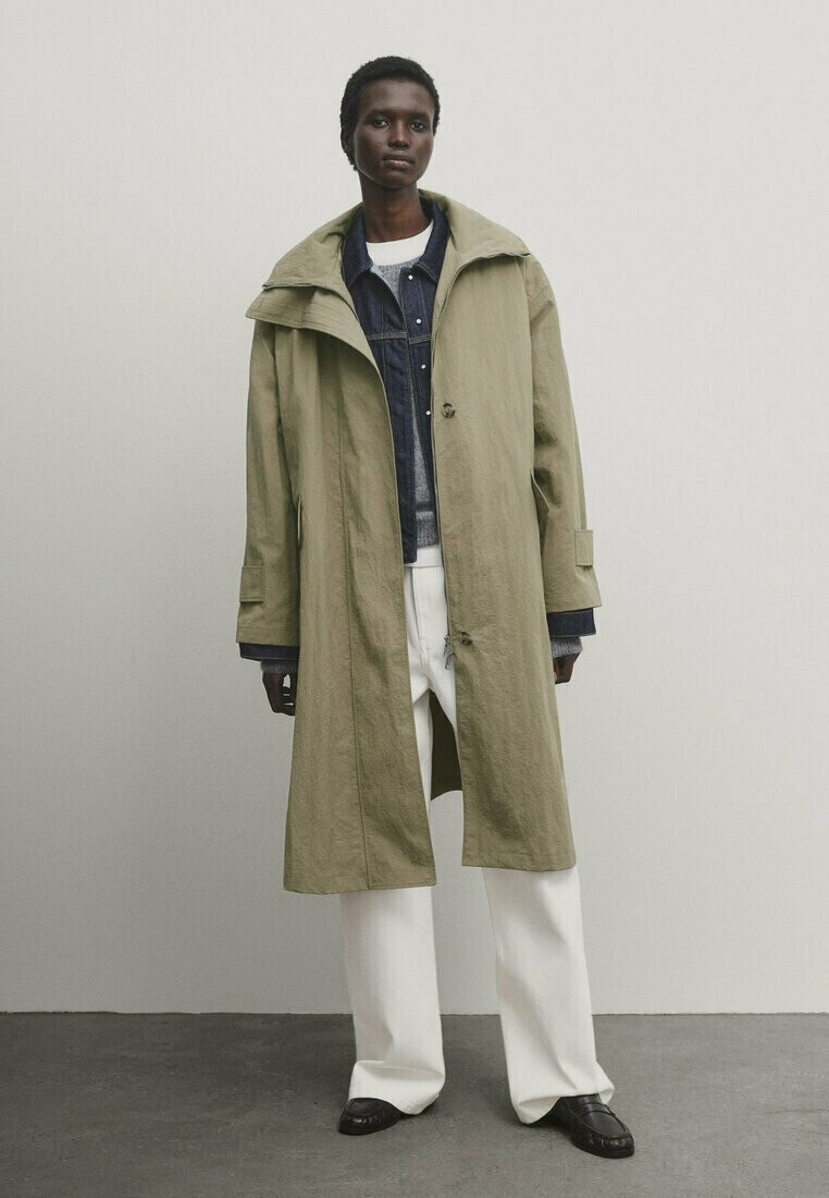 

Дастер Massimo Dutti, светло-зеленый