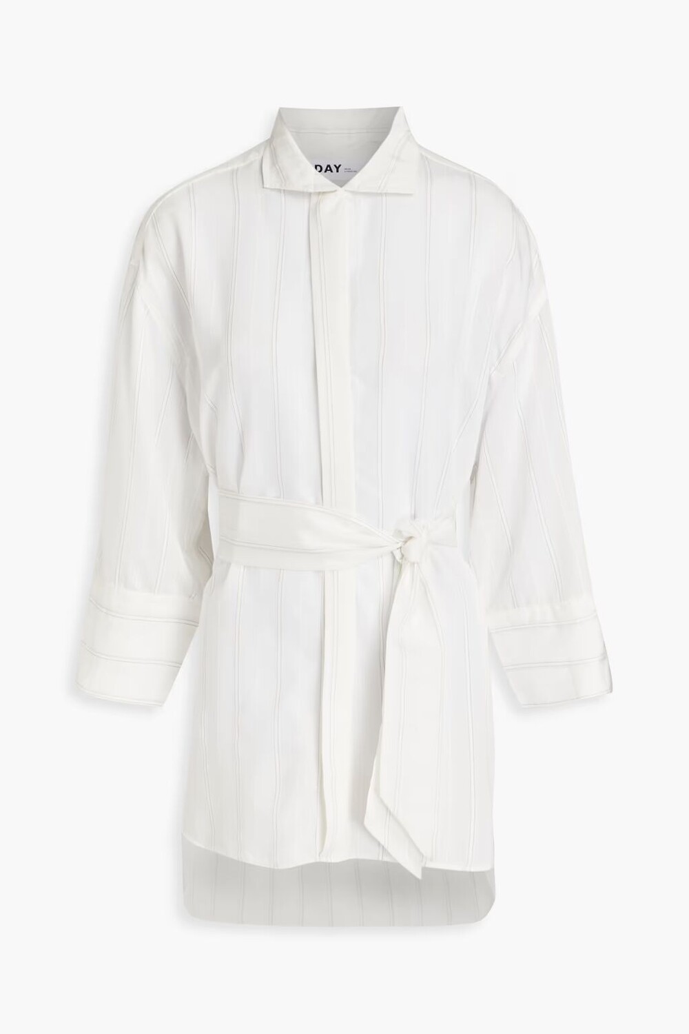 

Рубашка из поплина в полоску Jet Stream Day Birger Et Mikkelsen, цвет Off-white