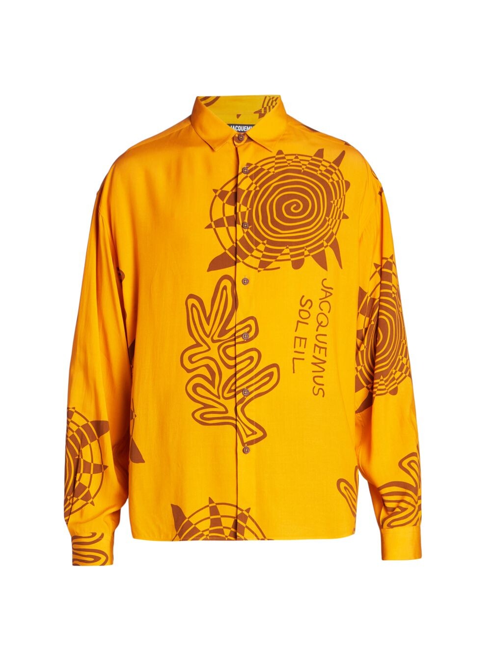 

Рубашка с рисунком Le Raphia Simon Jacquemus, оранжевый