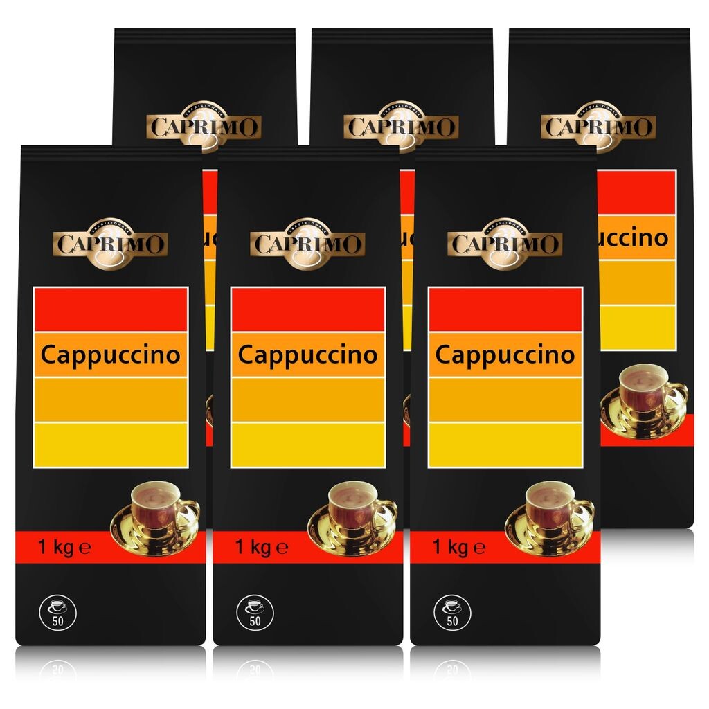 

6x порошок кофейного напитка Caprimo Cappuccino в зернах 1 кг