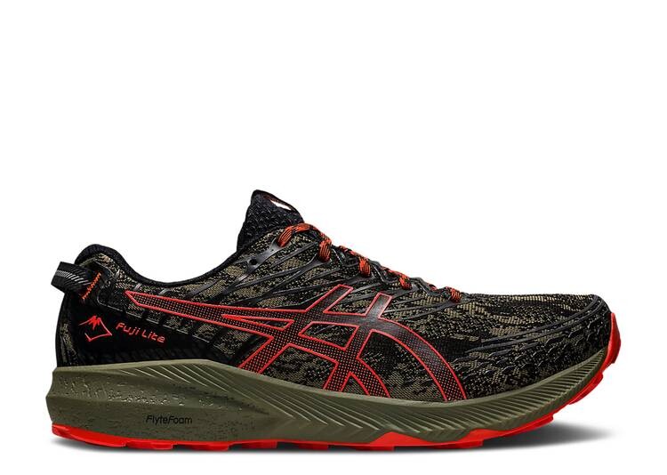 

Кроссовки ASICS FUJI LITE 3 'MANTLE GREEN CHERRY TOMATO', зеленый