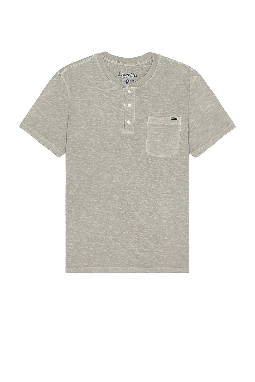 

Футболка Chubbies The Grey Away Henley Shirt, цвет Medium Grey