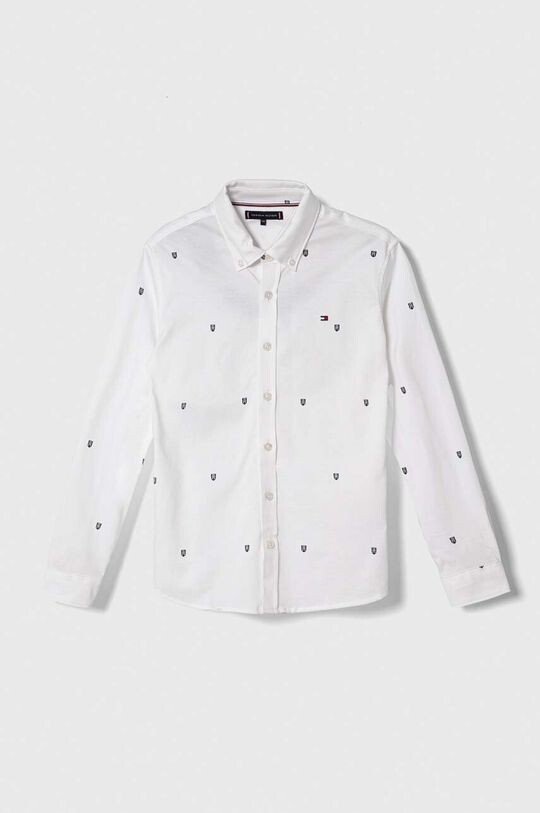 

Детская хлопковая рубашка Tommy Hilfiger, белый