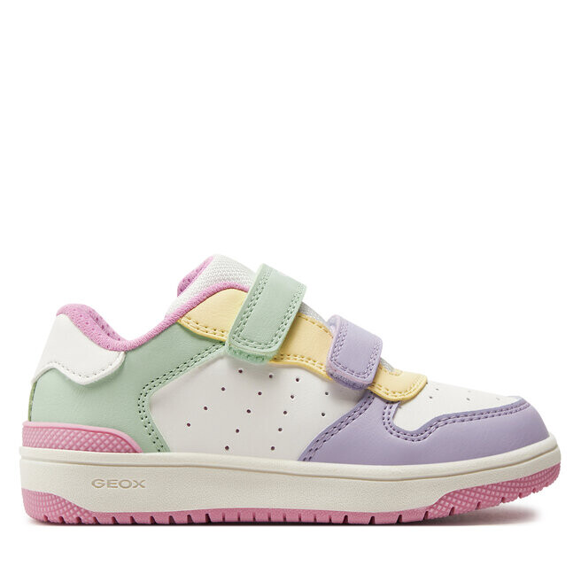 

Кроссовки Geox J Washiba Girl J45HXB 000BC C0653 S White/Multicolor, белый
